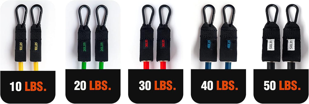 5 Pairs Resistance Bands J101617