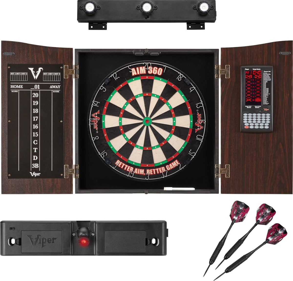 Dartboard Cabinet with Scoreboard S6699