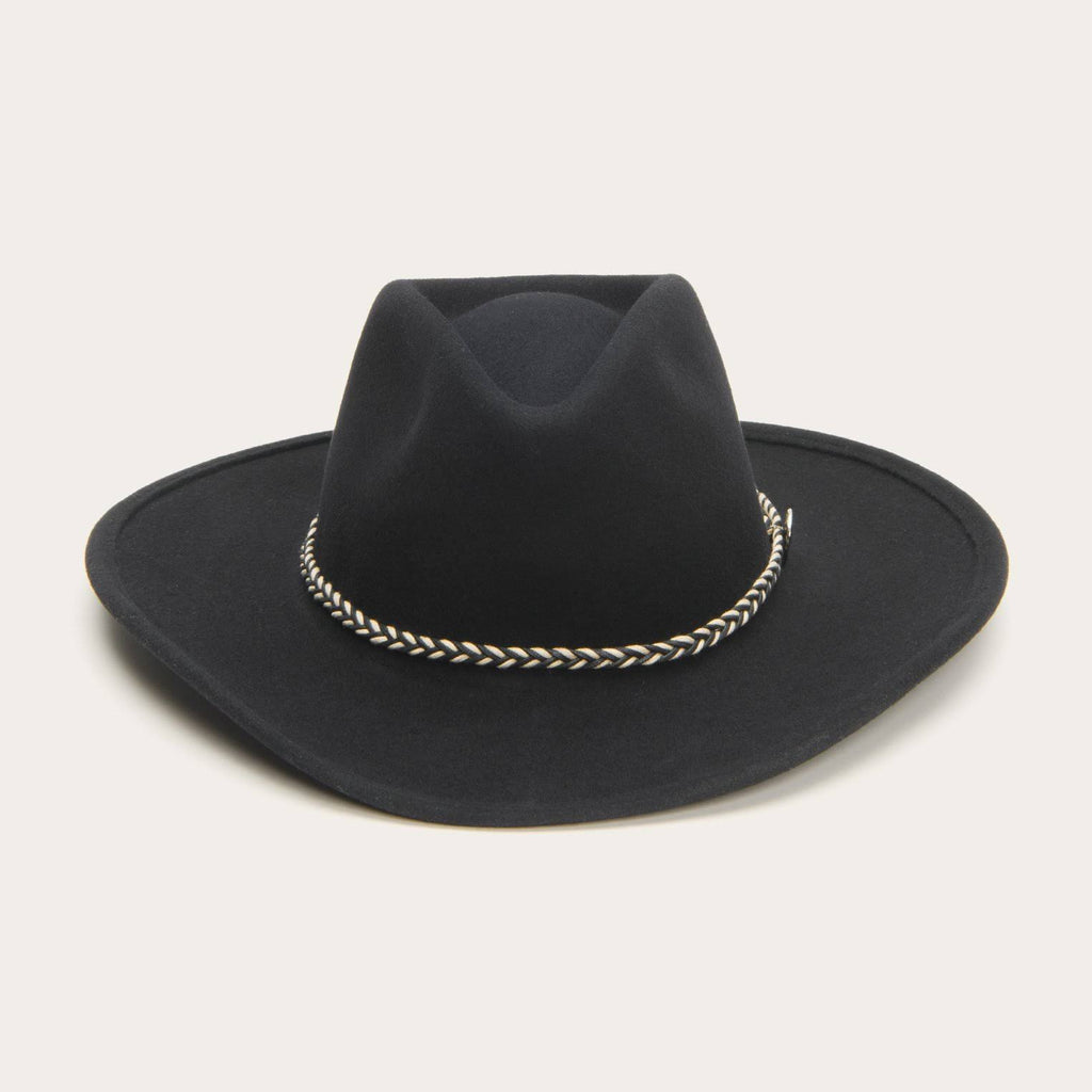 Black Buffalo Fur Hat C3313