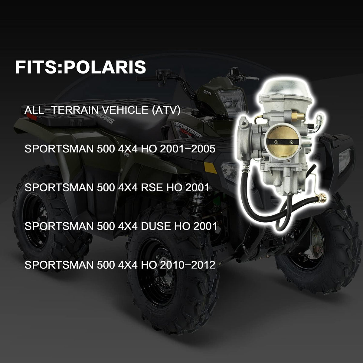 Motorcycle Carburetor for Polaris Sportsman 500 4X4 HO 2001-2005 ATV A128356