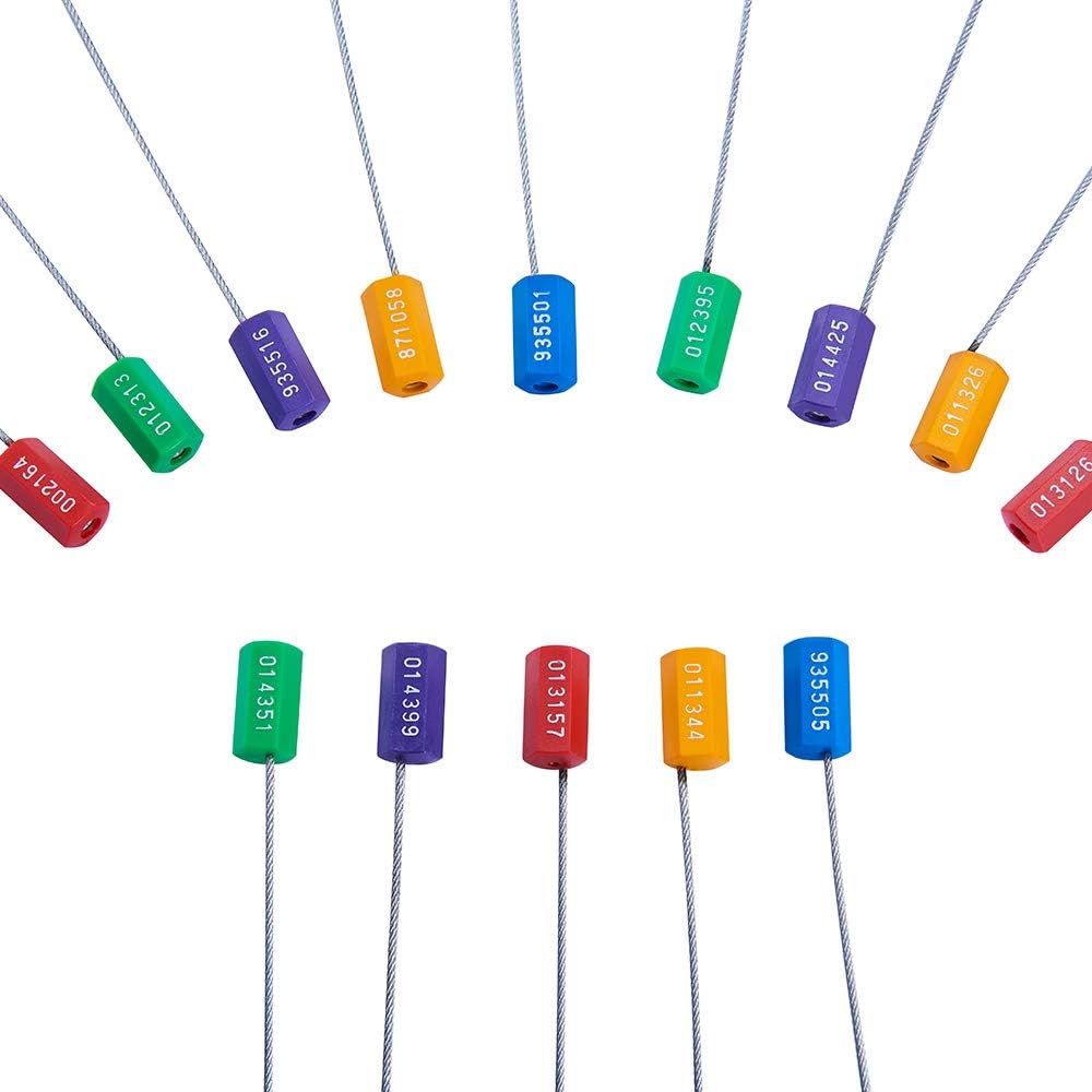 150pcs Anti-Tamper Steel Security Seals (5 Colors) Pack of 2 Z73411