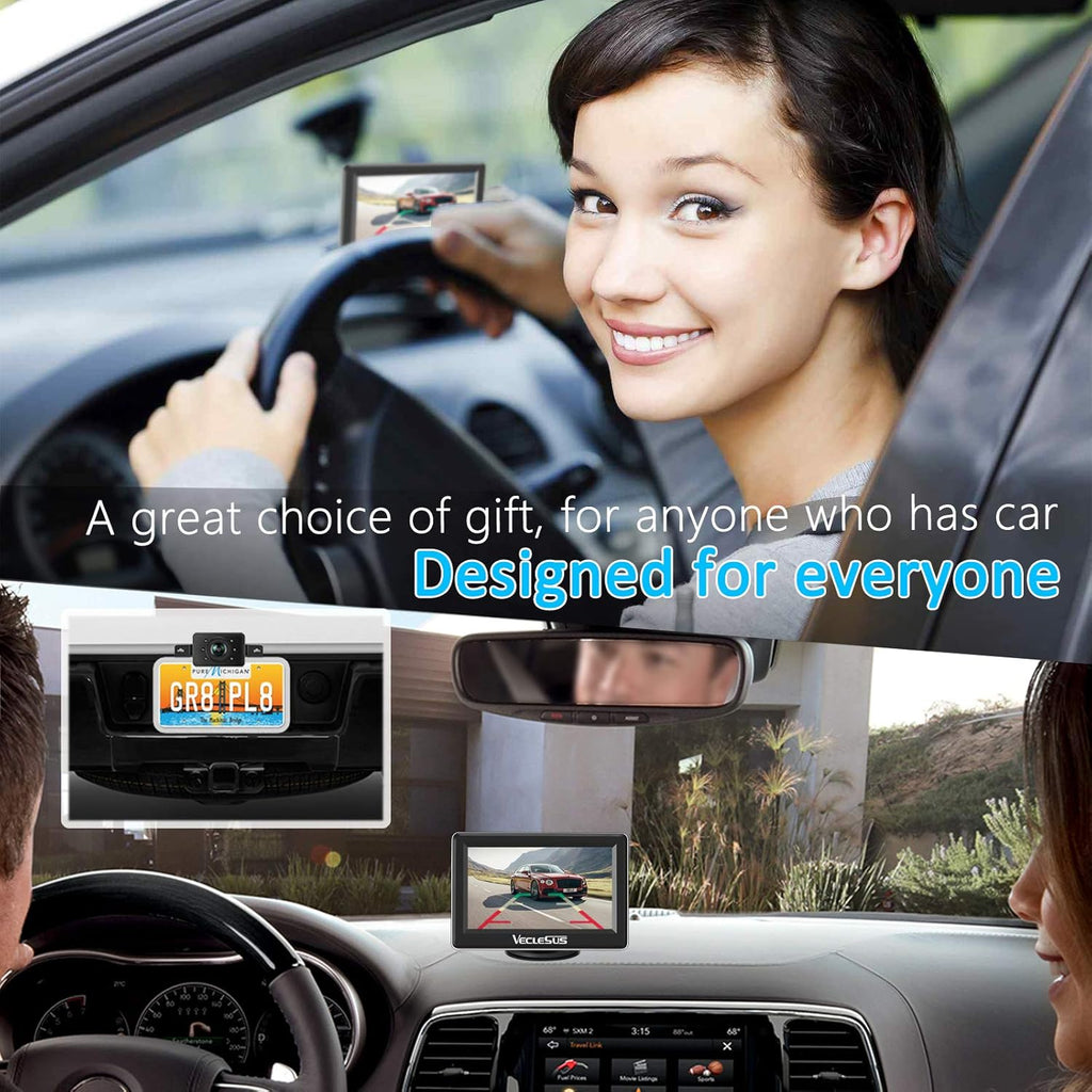 1080P HD Wireless Backup Camera System with 4.3" LCD Monitor C35918