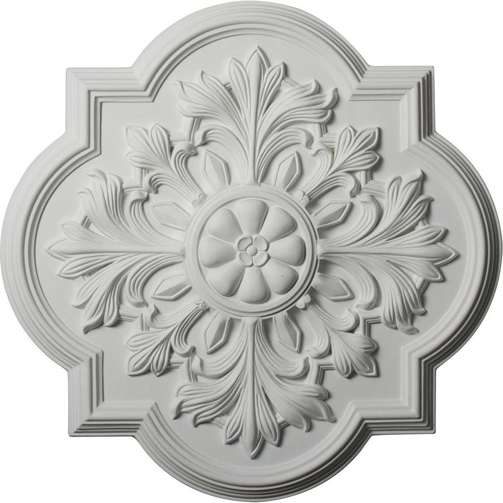 20x22OD x 1 3/4x22P Hand-Painted Gold Ceiling Medallion C402938