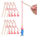 Magnetic Fishing Toys Wood Magnetism Rods T431125