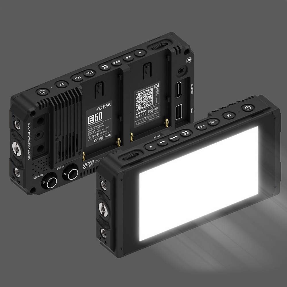 5 Inch IPS DSLR Camera Field Monitor 2000nit Touch Screen with 4K HDMI Input Output L81553
