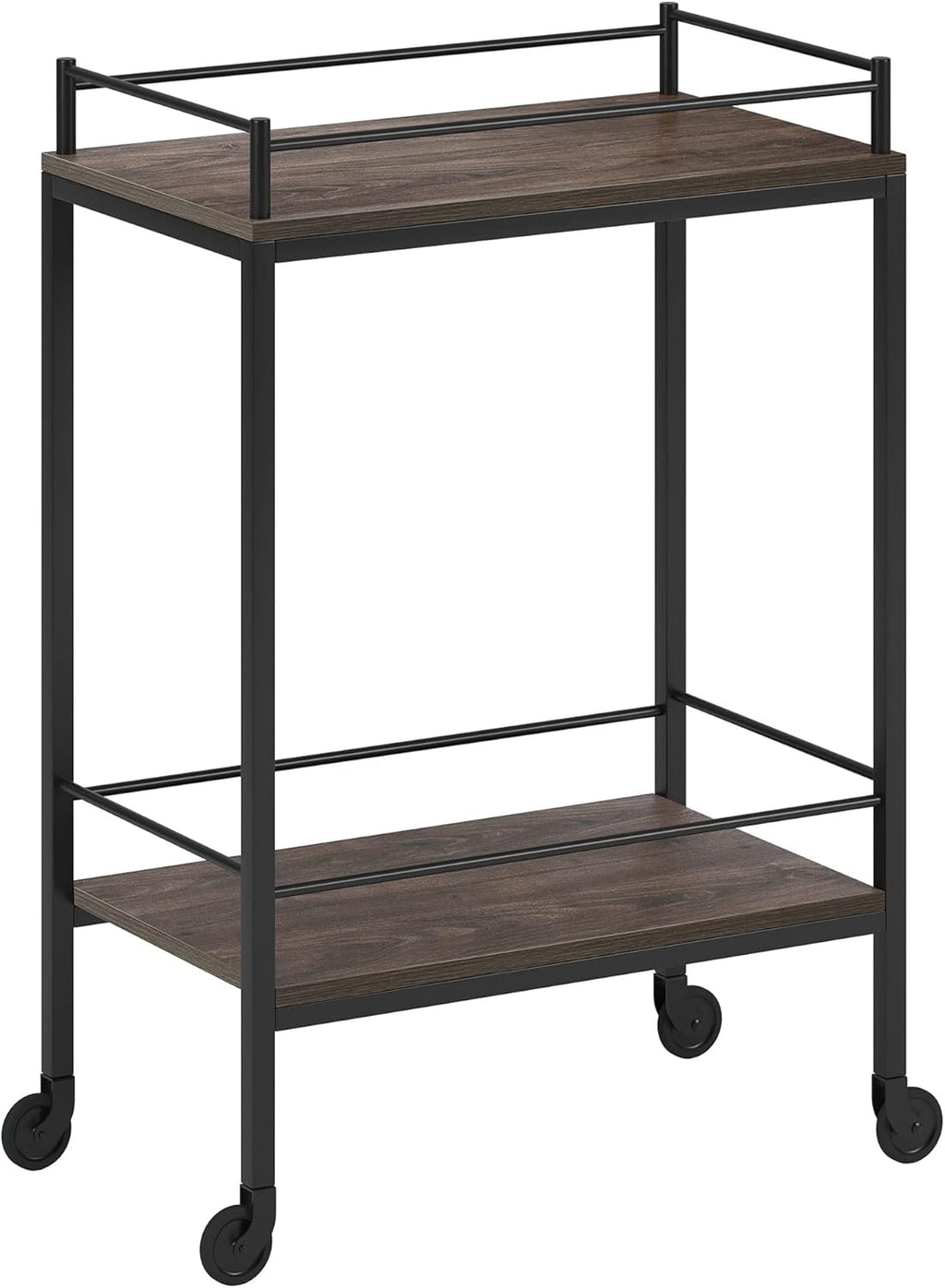 Rectangular Bar Cart in Alder Brown R95220