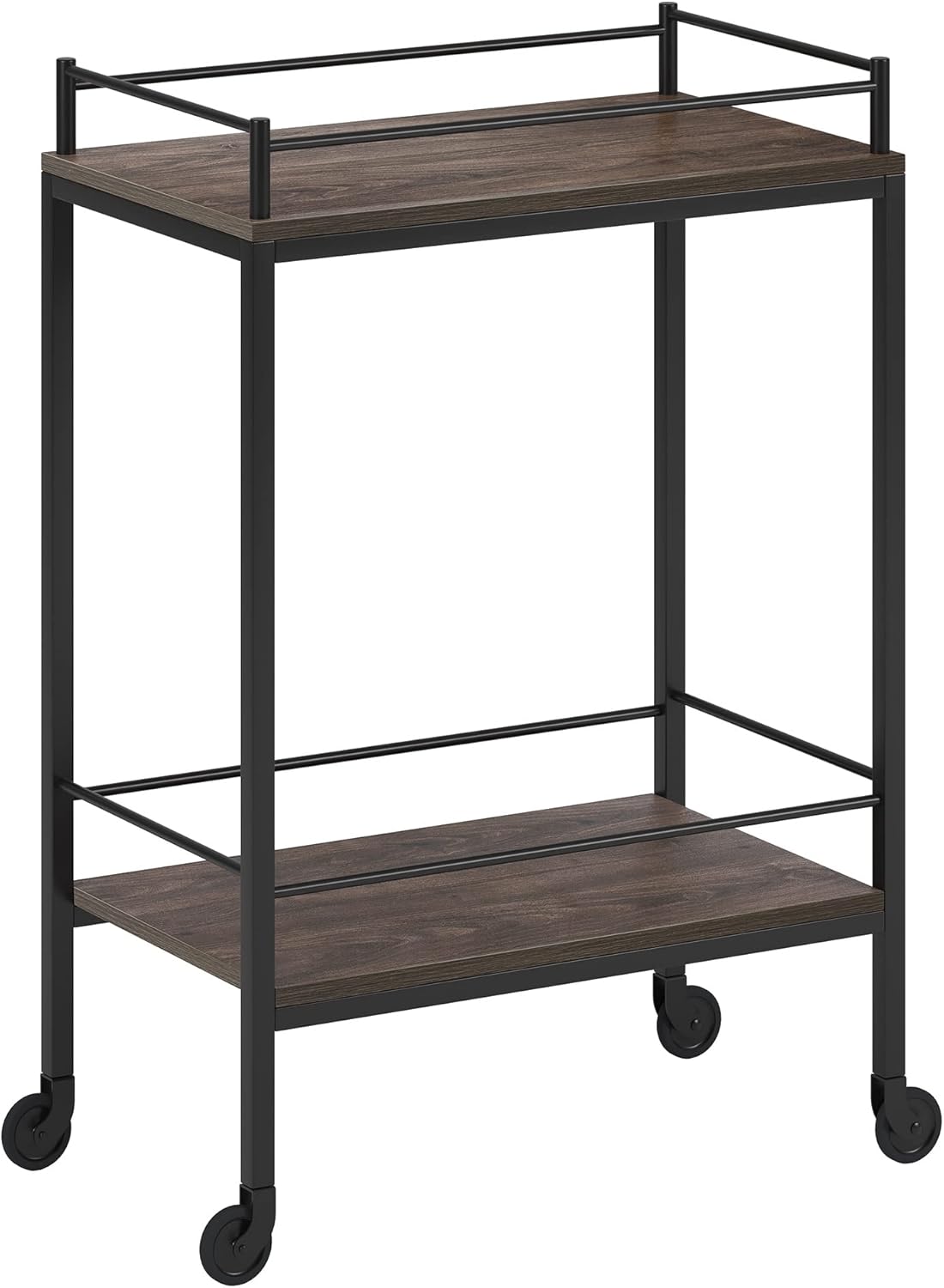 Rectangular Bar Cart in Alder Brown R95220