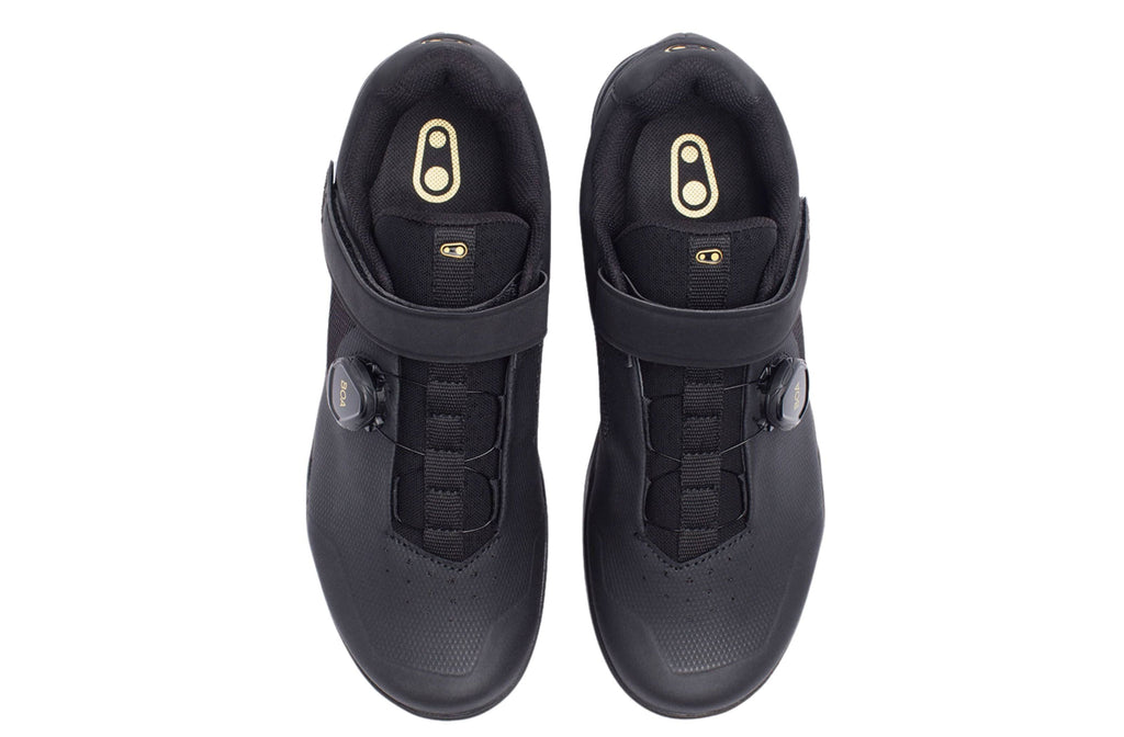Mallet Boa Black Gold Cycling Shoes K511