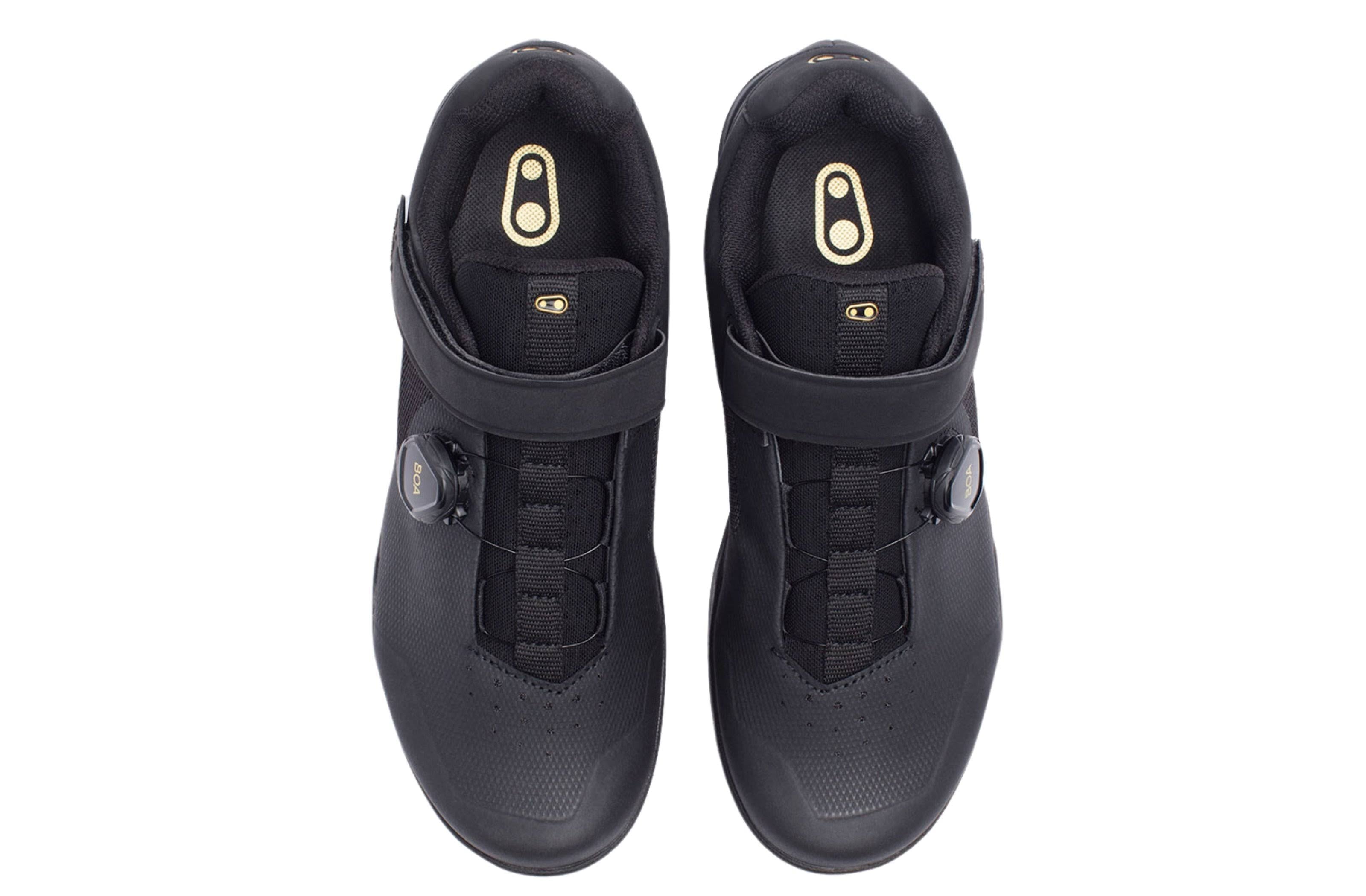 Mallet Boa Black Gold Cycling Shoes K511