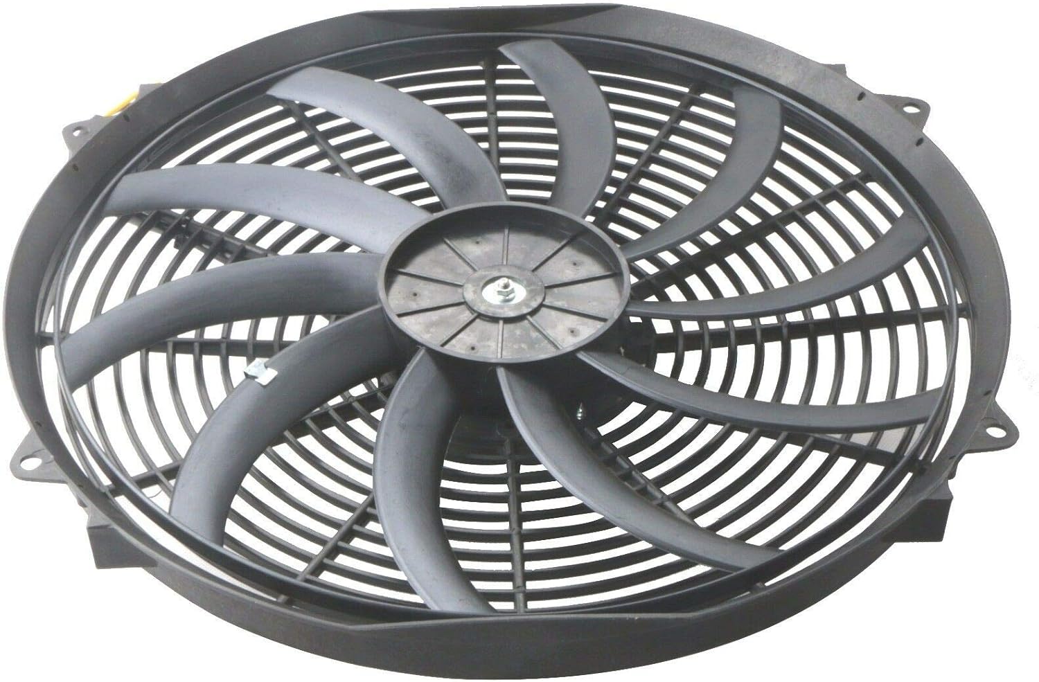 12V Slim Electric Cooling Radiator Fan with Fan Mounting Kit 10" 2-Pack I28177