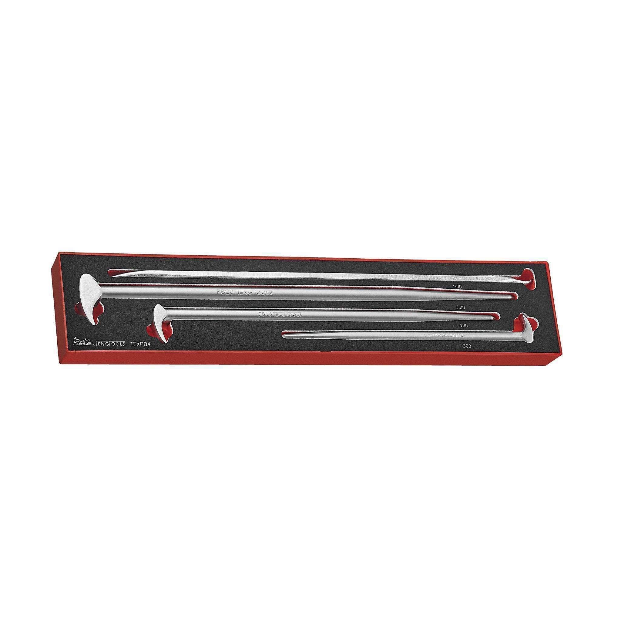 4 Piece Pry Bar Set in Eva Tray H51319