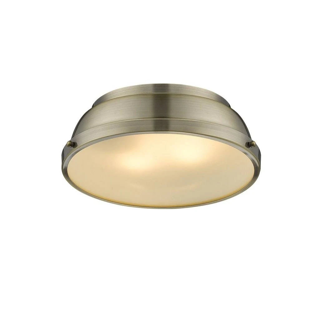 Black Red Flush Mount Light J84347