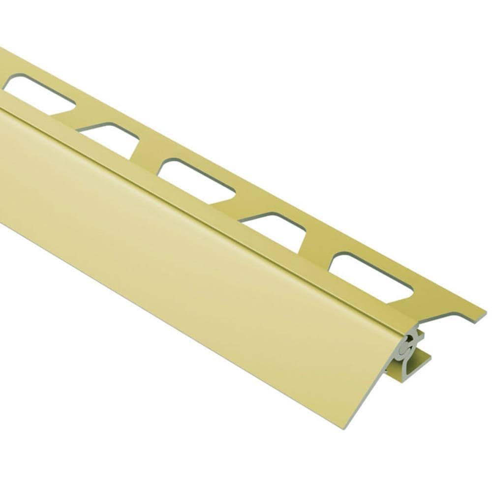 Satin Brass Aluminum Reducer Tile Edge Trim X914143