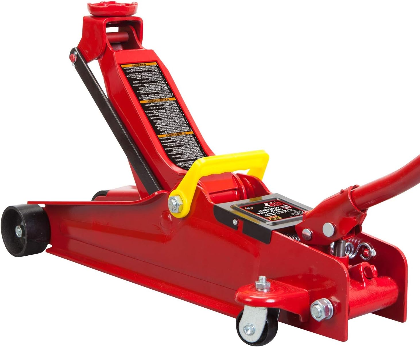 2.5 Ton Hydraulic Low Profile Trolley Floor Jack, Red, Pack of 2 D39405