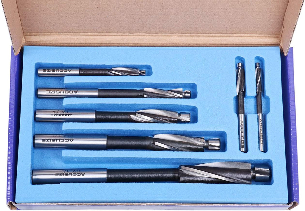 7 Pc H.S.S. Solid Cap Screw Counterbore Set V9939