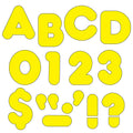 Yellow 2x22 Casual Uppercase Ready Letters, 6 Packs I4272