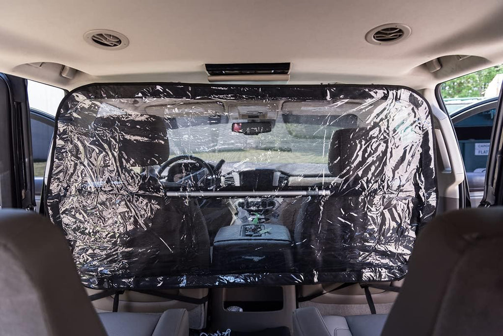 Black Clear Small Car Divider I693449