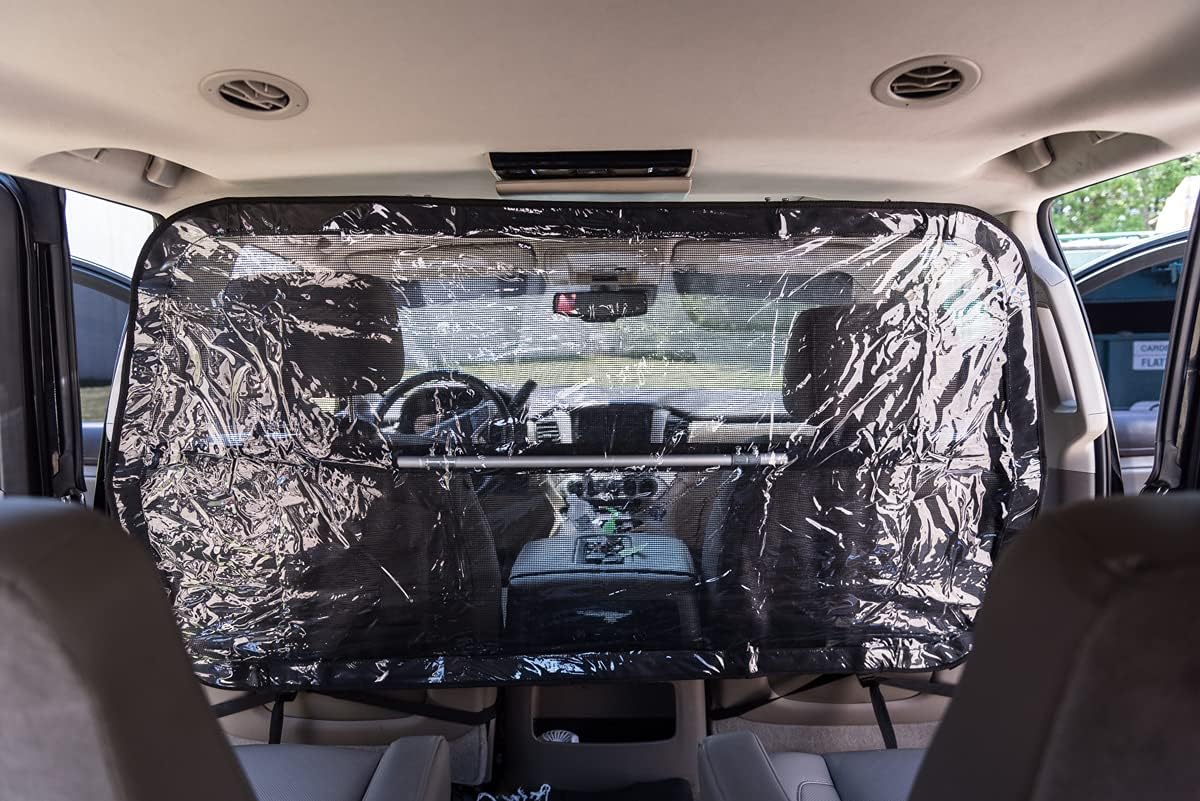 Black Clear Small Car Divider I693449