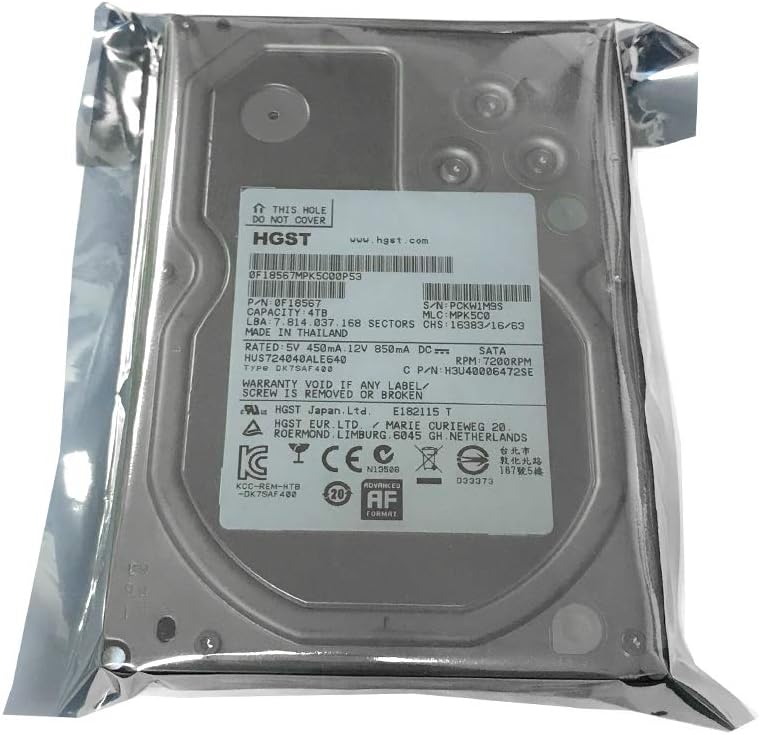 4TB 7200RPM SATA 6.0Gb/s 3.5 inches Internal Enterprise Hard Drive (Renewed) Pack of 2 N306