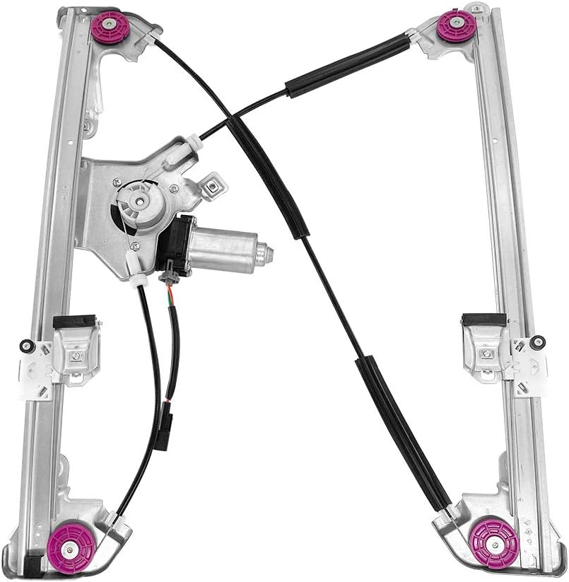 Front Left Power Window Regulator with Motor Assembly for 2004-2008 Ford F-150 Pickup, Pack of 2 H68889