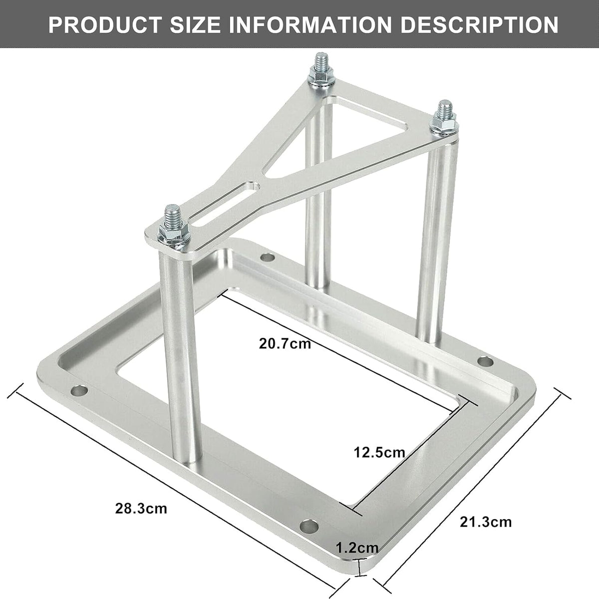 Aluminum Billet Battery Tray Hold Down Trunk Relocation Box R6267