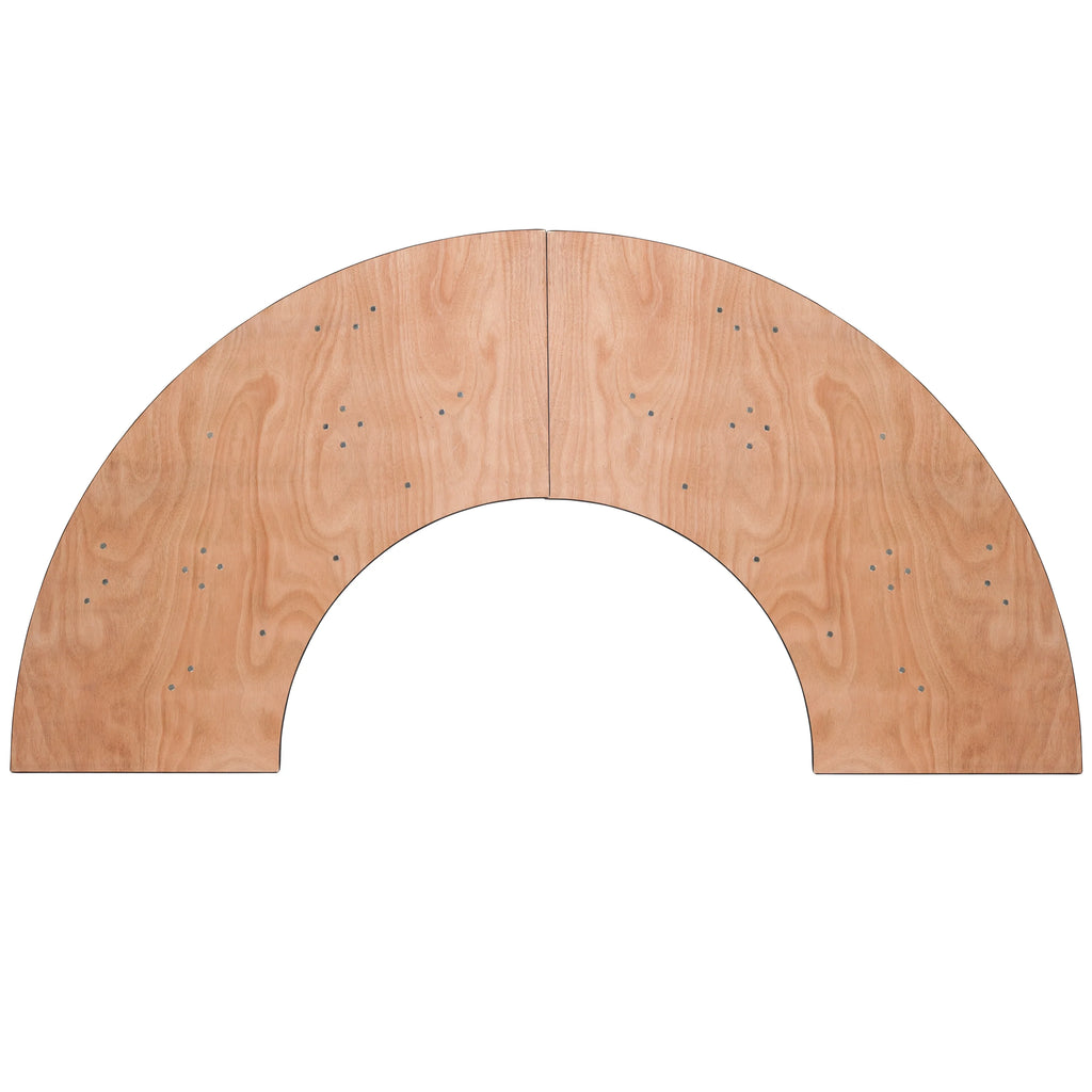 5.5 ft. x 2 ft. Serpentine Wood Folding Banquet Table W5474