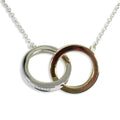 Interlocking Circle Necklace O925