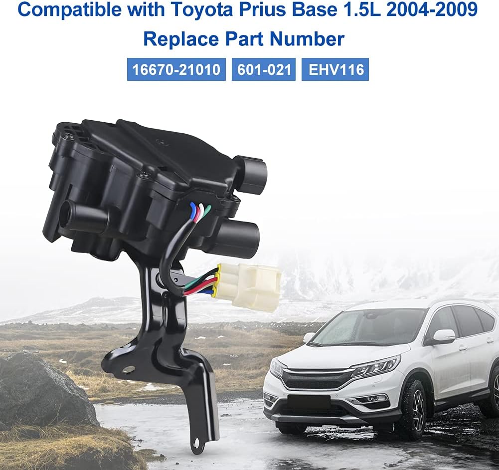 Compatible with Coolant Control Water Valve Toyota Prius 1.5L L4 2004-2009, Pack of 2 X293