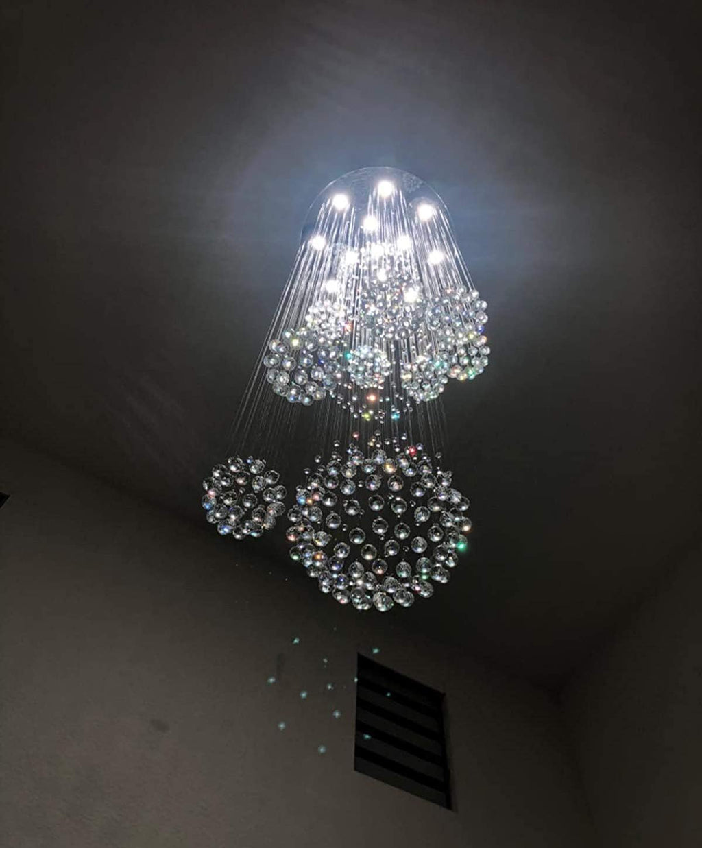 Spiral Crystal Chandelier 13 Lights S3095