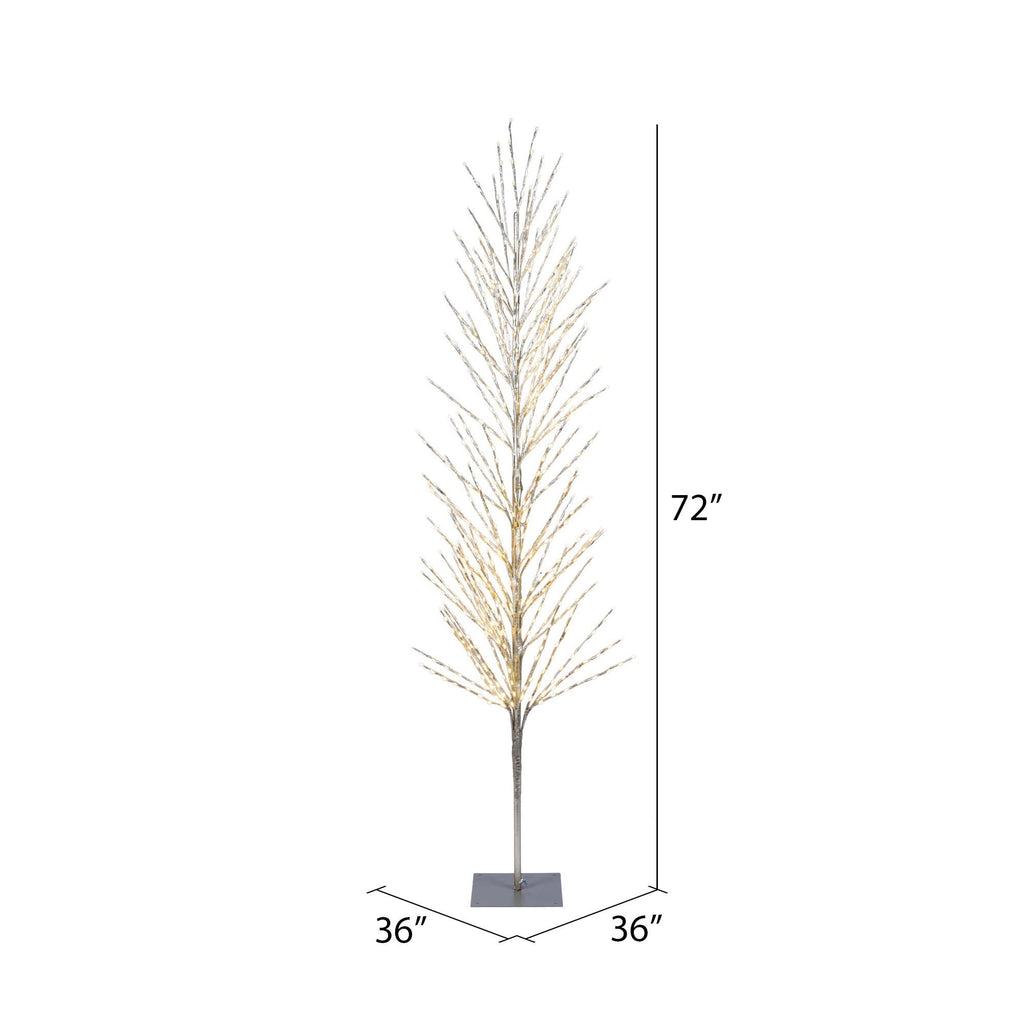 6 ft. LED Champagne Tree with Warm White Lights F572961