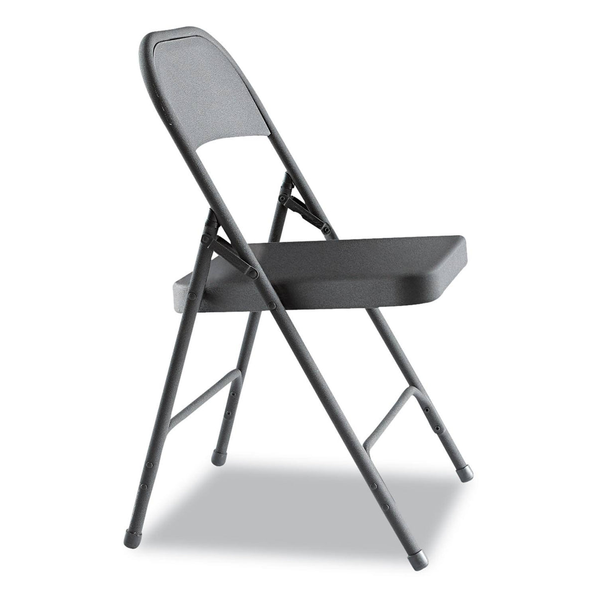 Steel Folding Chair, Graphite, 4/carton V414