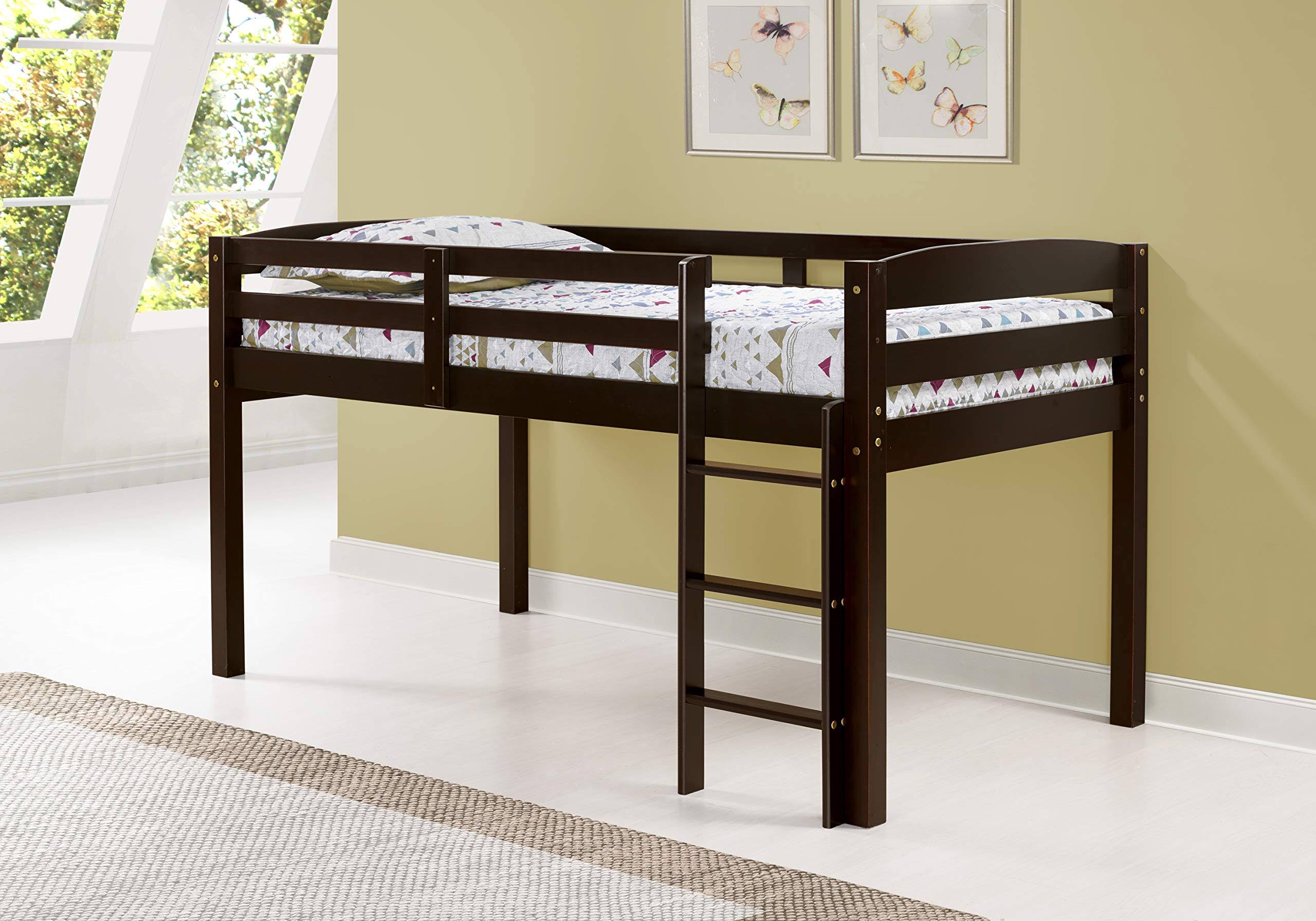 Junior Loft Bed Twin Cappuccino I6066