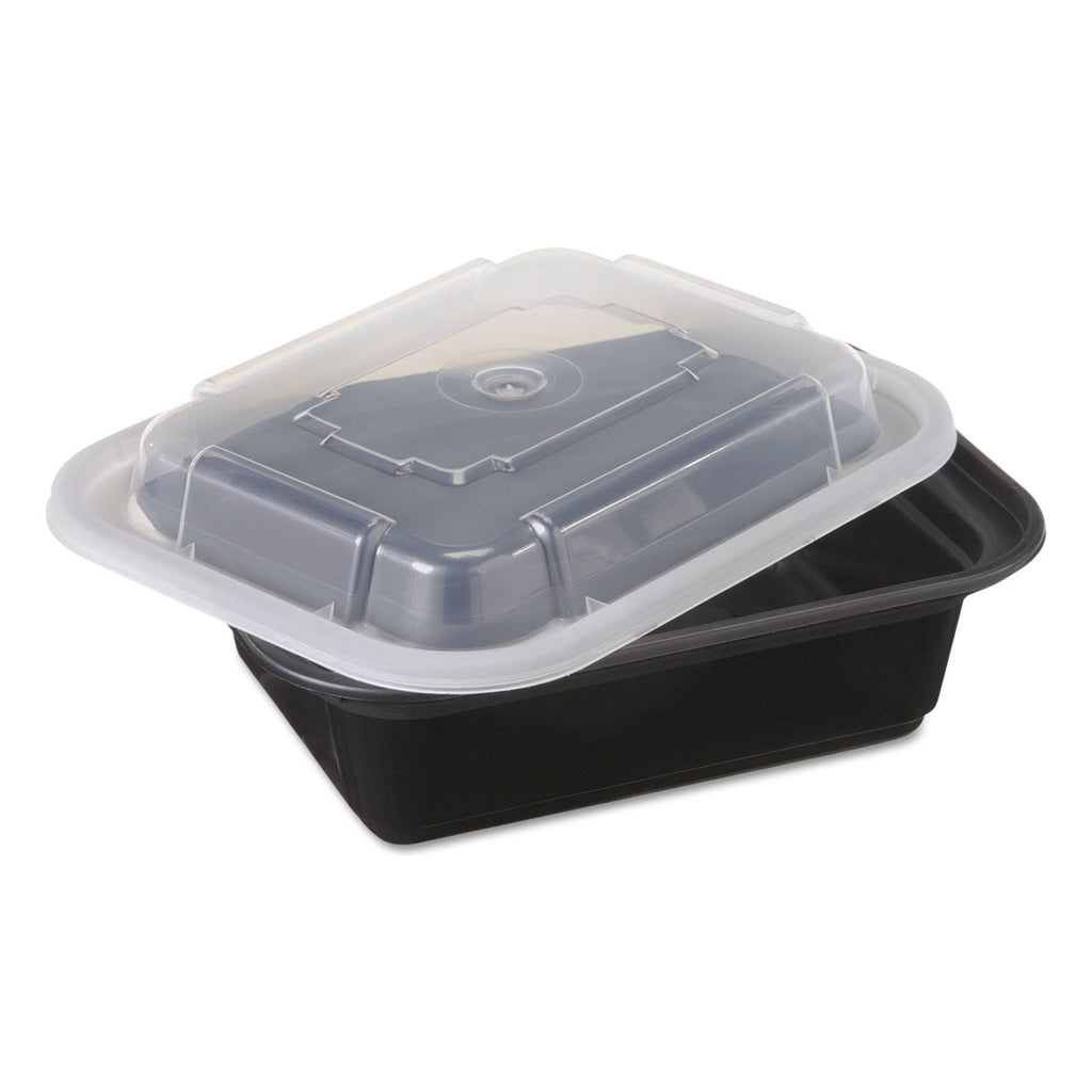 Black/Clear 12oz VERSAtainers, 150/Carton I4679