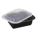 Black/Clear 12oz VERSAtainers, 150/Carton I4679