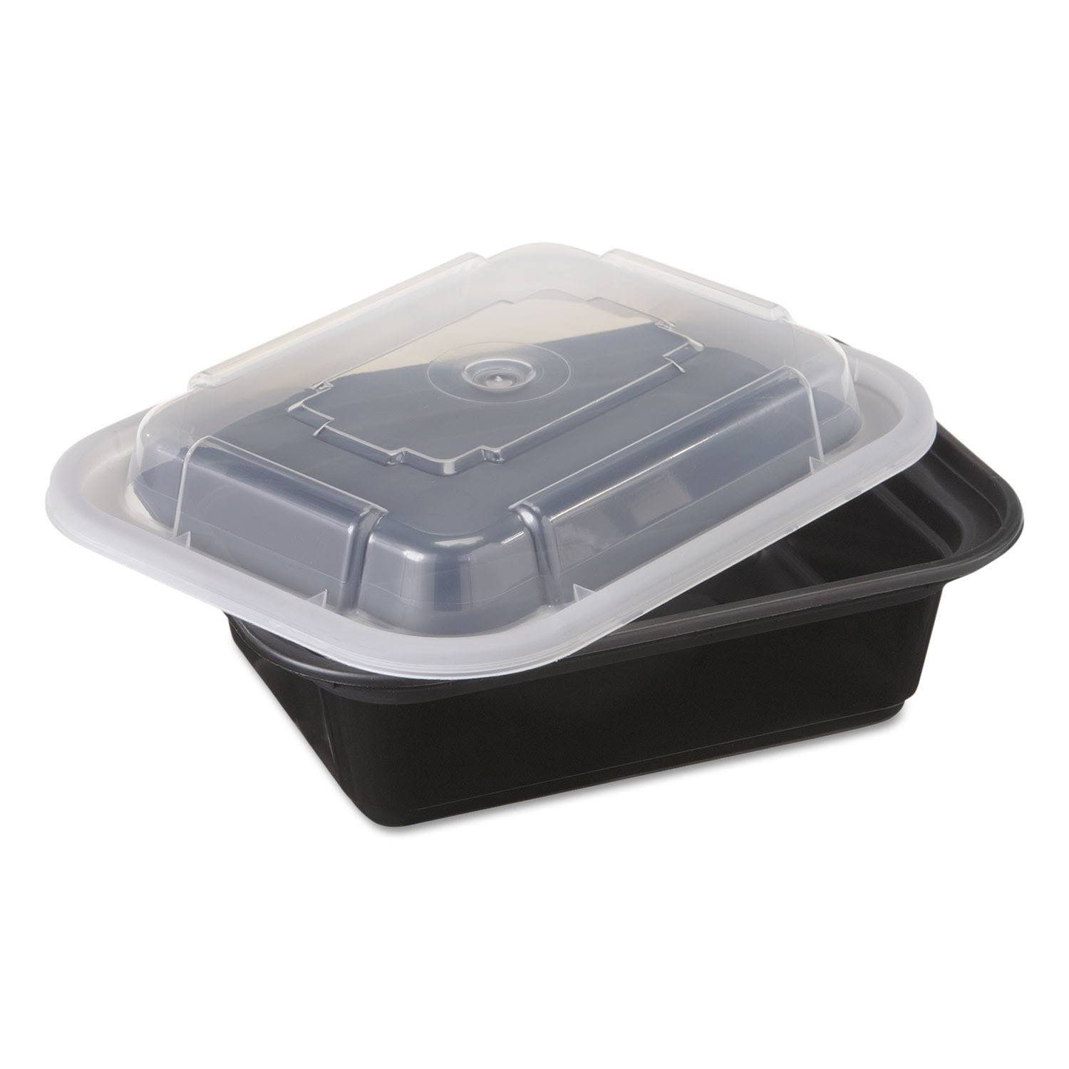 Black/Clear 12oz VERSAtainers, 150/Carton I4679