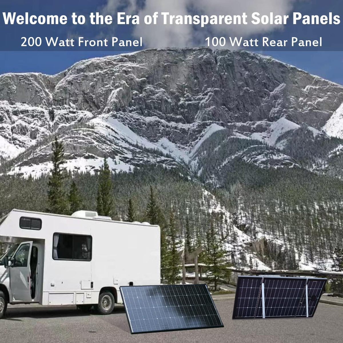 200W 12V Mono Solar Panels 2PCS E7160