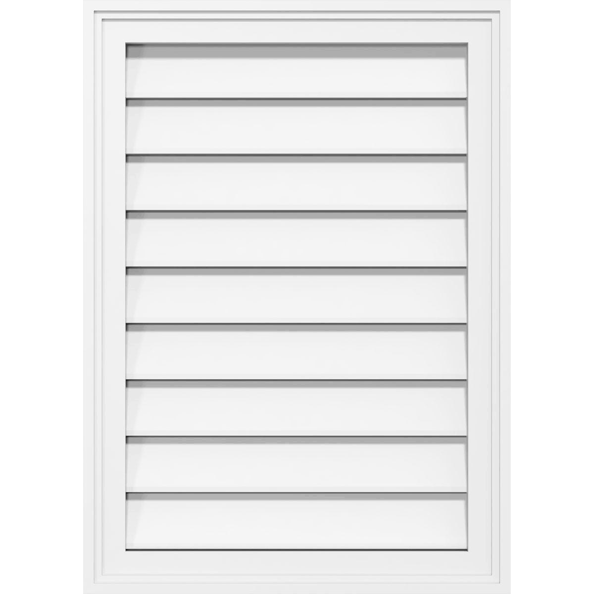 28x22W x 18x22H PVC Gable Vent with Brickmould M92679