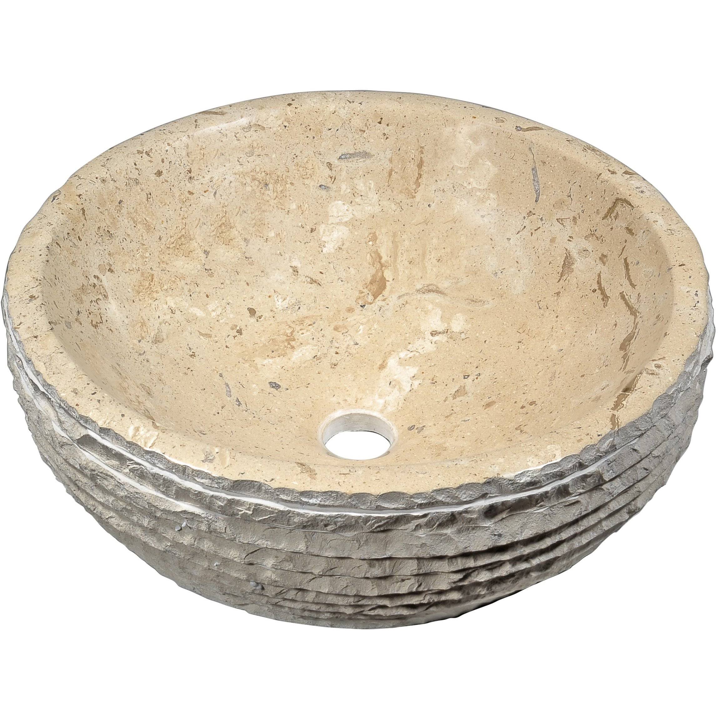 Classic Cream Marble Vessel Sink A723