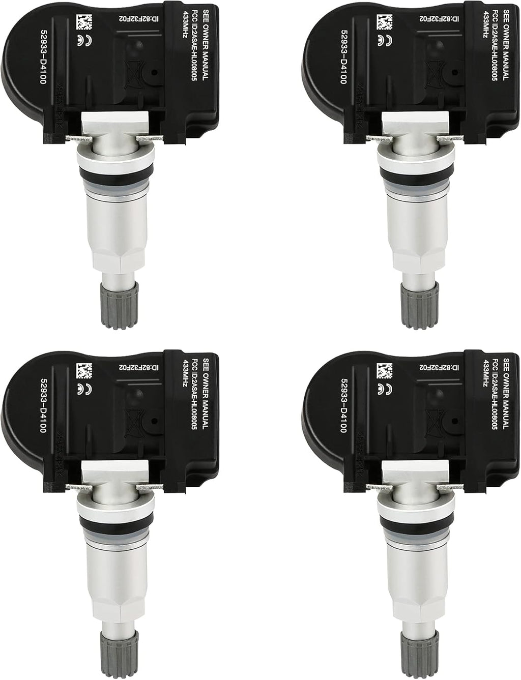 Tire Pressure Sensor 433MHz TPMS Replacement 4PCS P987392