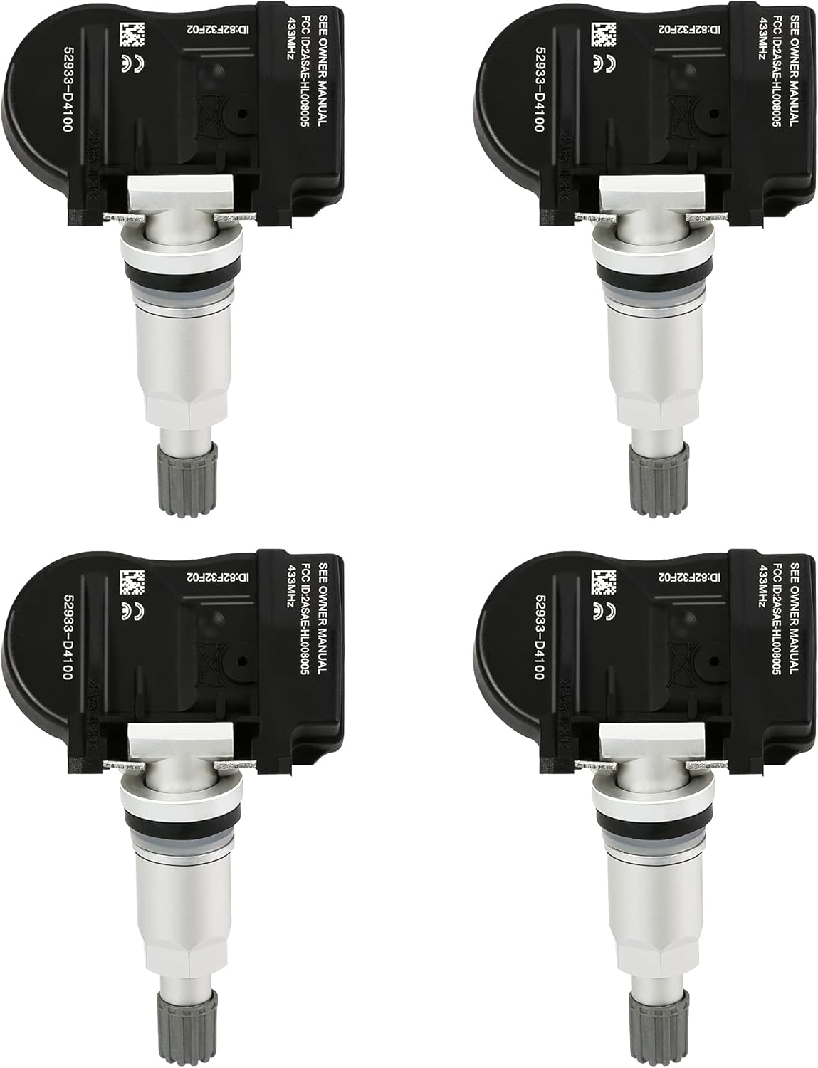 Tire Pressure Sensor 433MHz TPMS Replacement 4PCS P987392