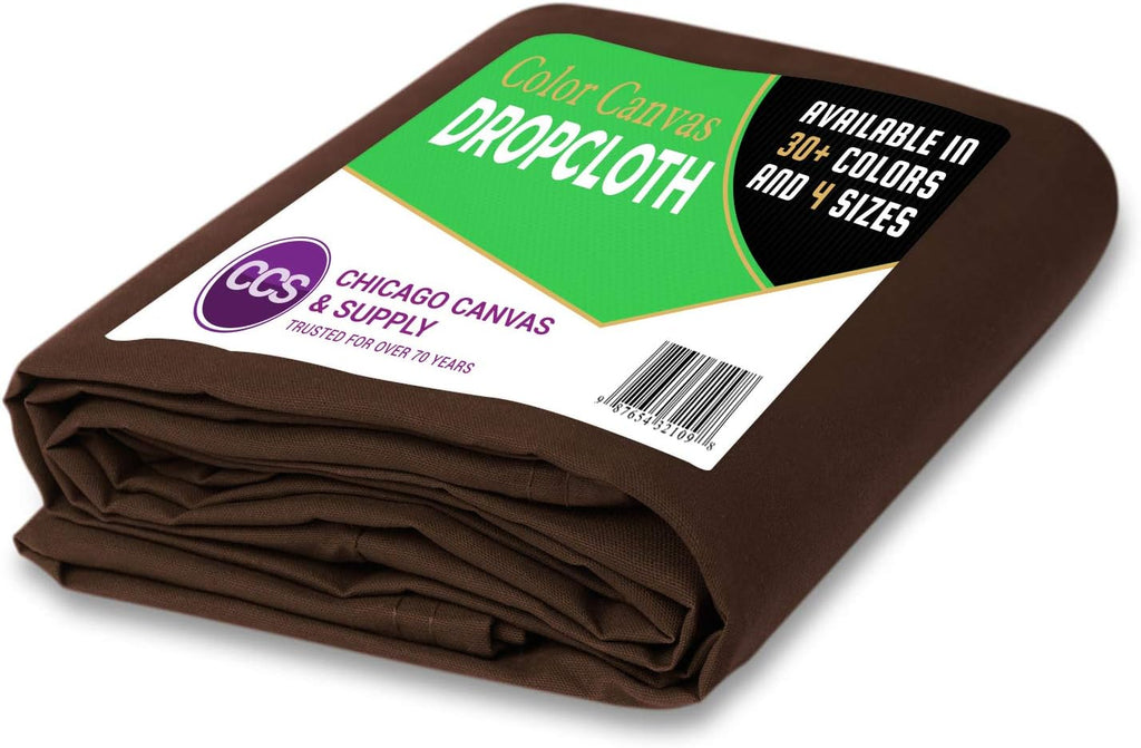 Orange Cotton Canvas Drop Cloth 6 by 10 Feet Pack of 2 B251