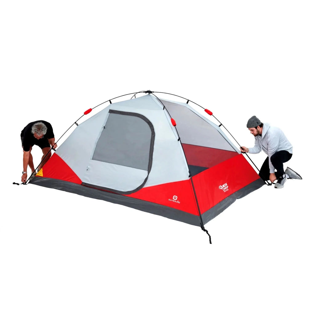 Red & White 3 Season Dome Tent with Carry Bag K3101