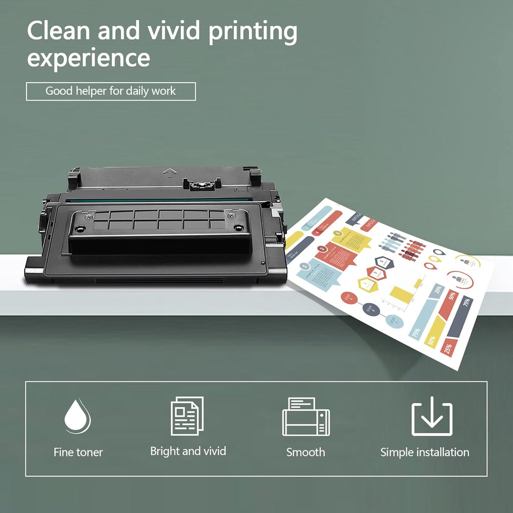 90A CE390A Black Toner Cartridge P541306