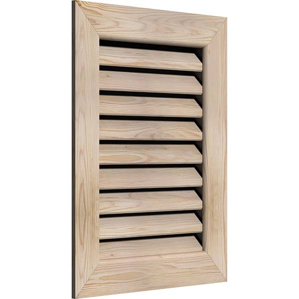 12-in W x 12-in H Vertical Gable Vent Unfinished Smooth Pine K355830