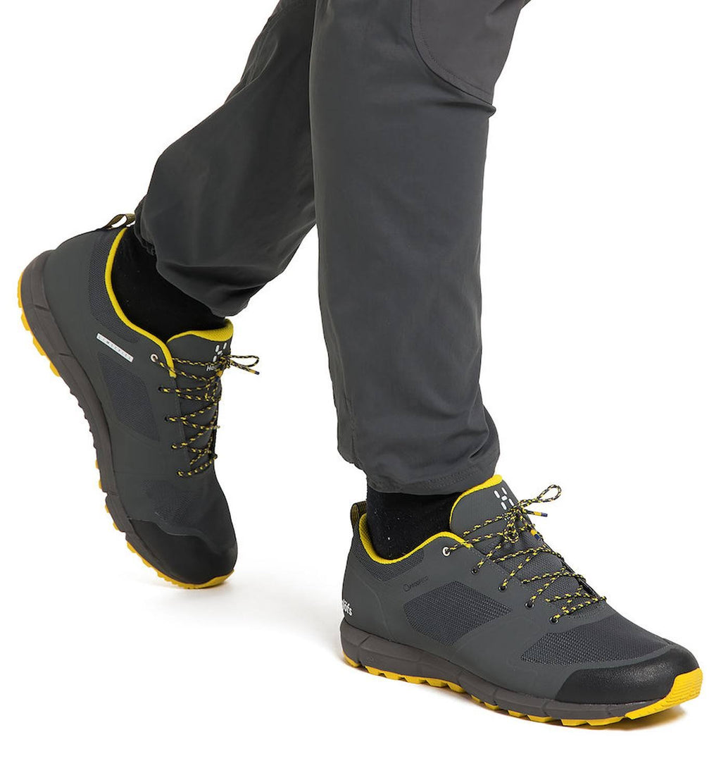 Magnetite/Signal Yellow Low Proof Hiking Shoes U78199