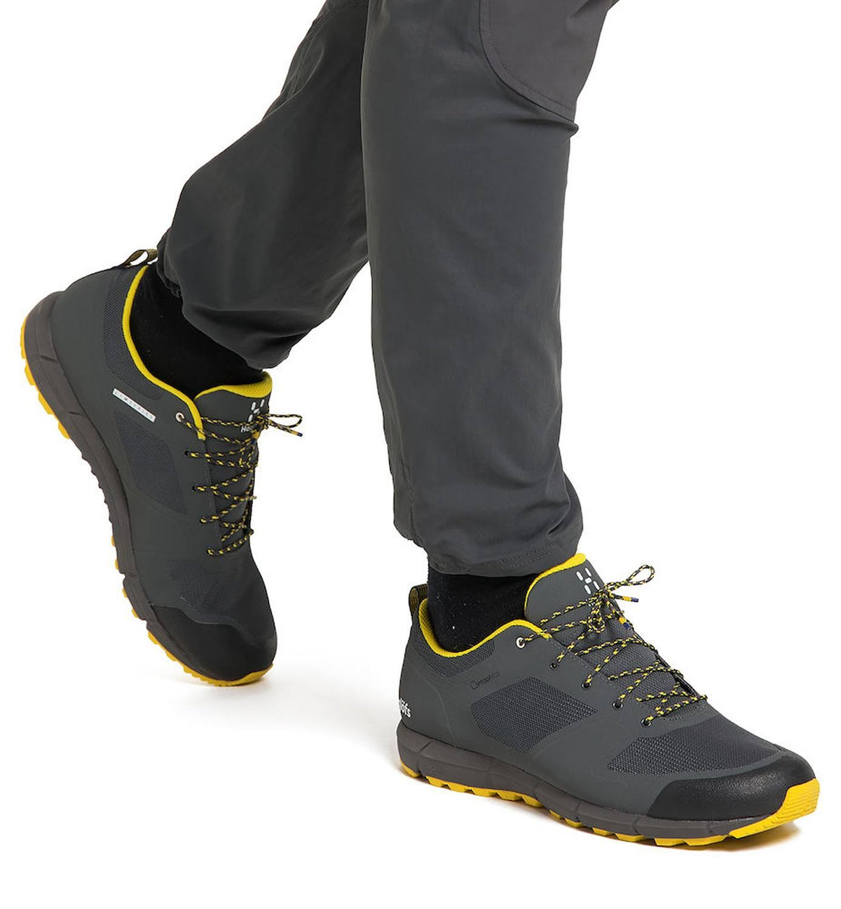 Magnetite/Signal Yellow Low Proof Hiking Shoes U78199