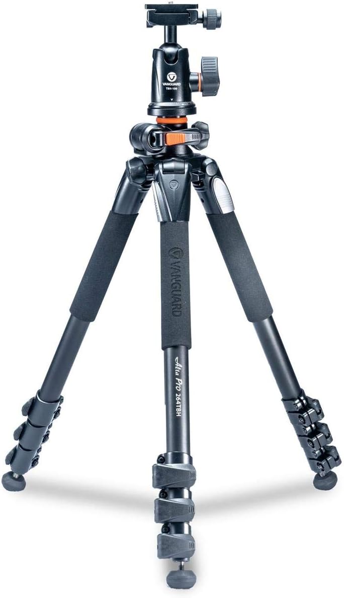 4K Mirrorless Camera with 12-60mm Lens, Vanguard Tripod Kit O255