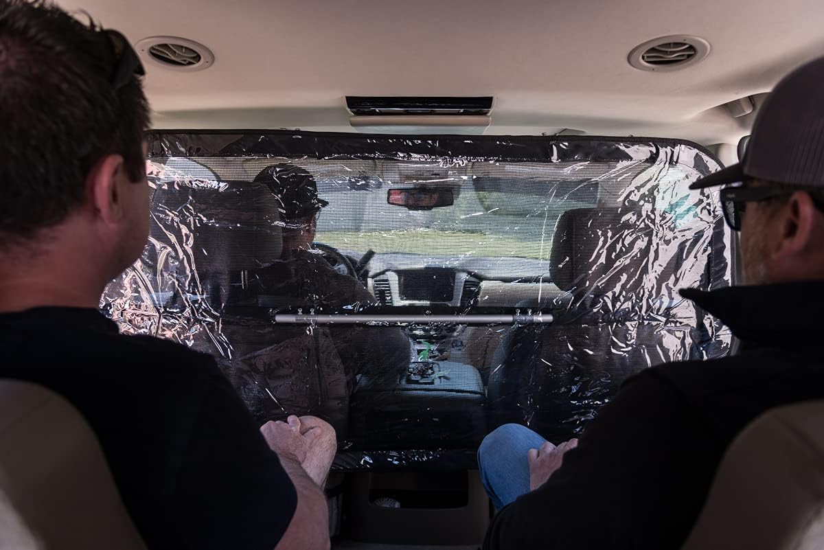 Black Clear Small Car Divider I693449