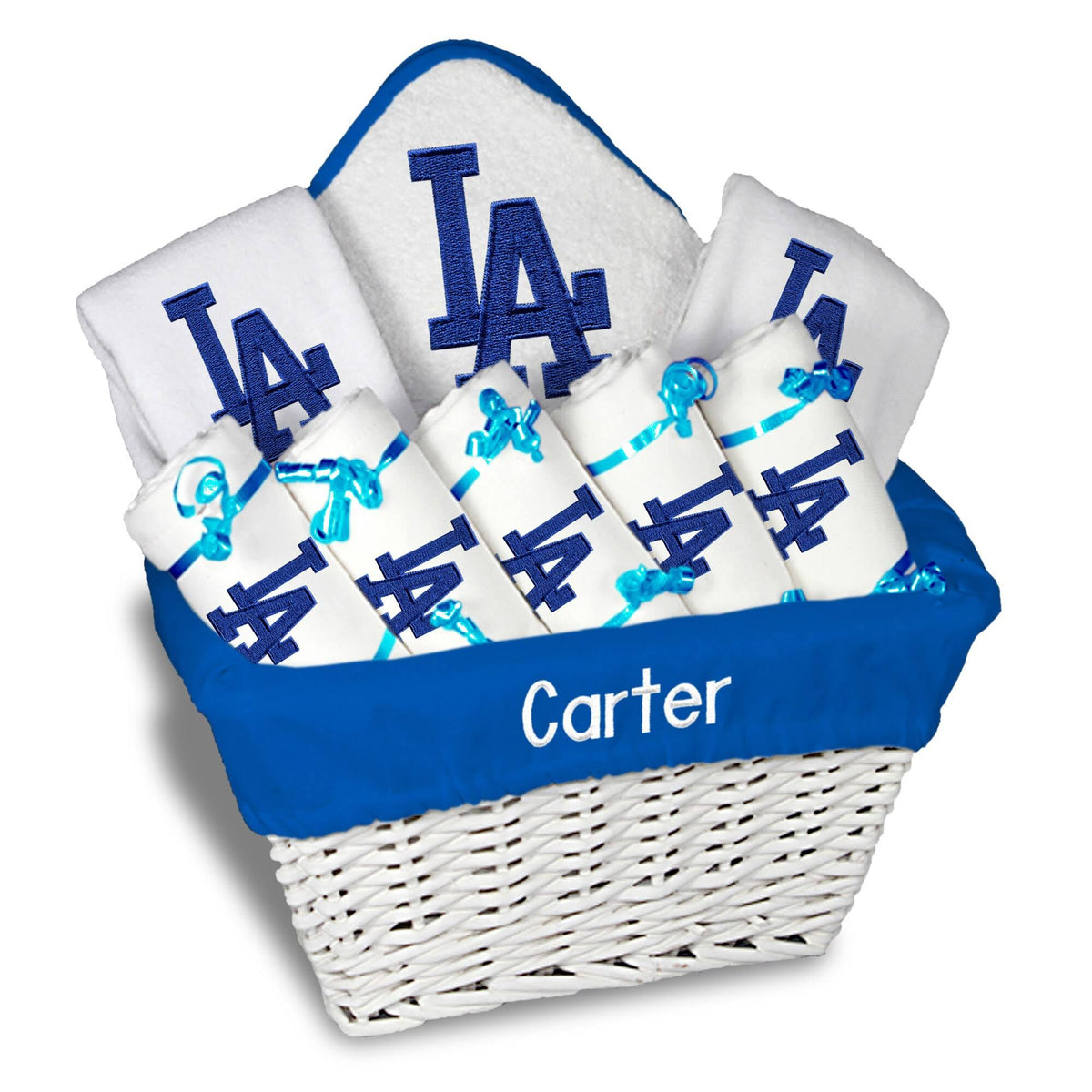 White Newborn Gift Basket P414