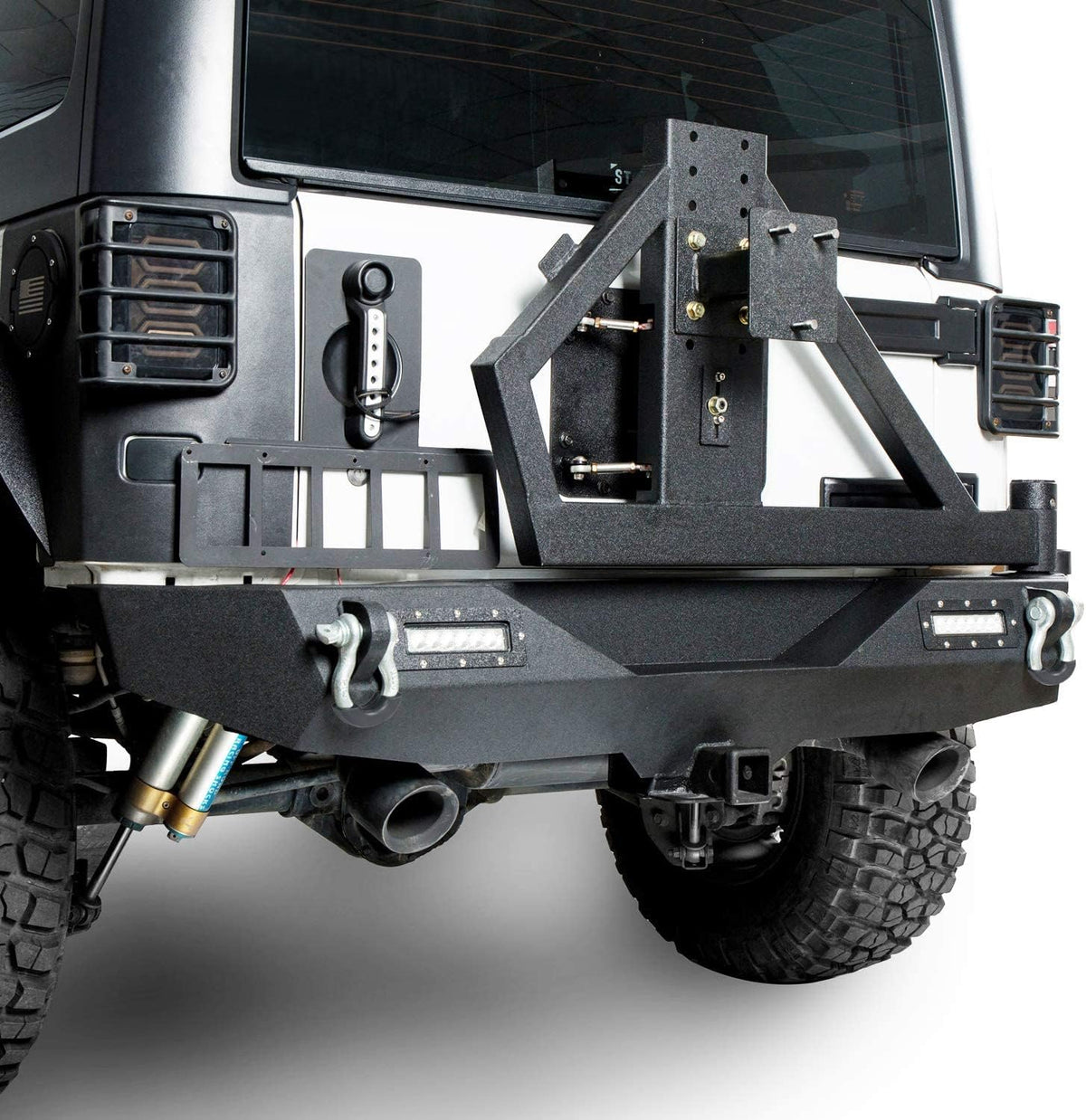 Front and Rear Bumper Combo for Jeep JK Wrangler Y547
